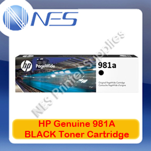 HP Genuine 981A BLACK Standard Yield Toner Cartridge for PageWide 586dn/586f/586z/556dn/556xh [J3M71A]